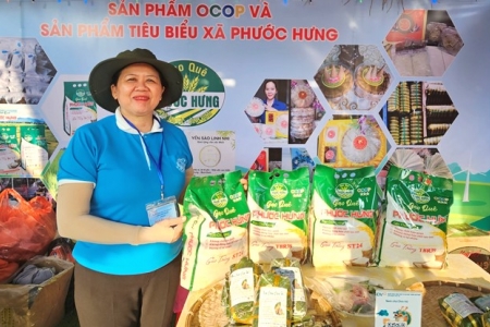 Tuy Phước tổ chức Phiên chợ giới thiệu sản phẩm thương hiệu OCOP