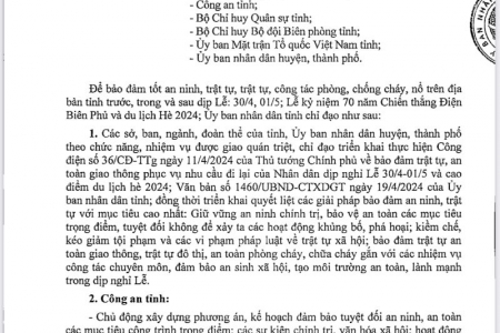 Thái Bình tăng cường bảo đảm an ninh, trật tự, phòng, chống cháy, nổ