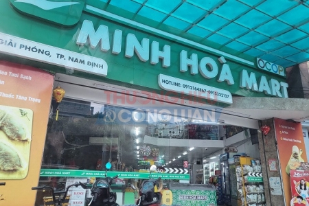 Nam Định: Nhiều hàng hóa không rõ nguồn gốc xuất xứ tại siêu thị Minh Hòa Mart