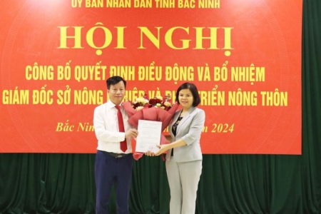 Bắc Ninh: Điều động, bổ nhiệm lãnh đạo sở và Bí thư Huyện ủy Yên Phong