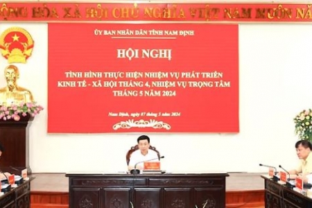 Nam Định triển khai nhiệm vụ trọng tâm tháng Năm