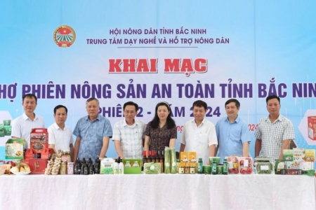 Đa dạng sản phẩm tại Chợ phiên nông sản an toàn tỉnh Bắc Ninh