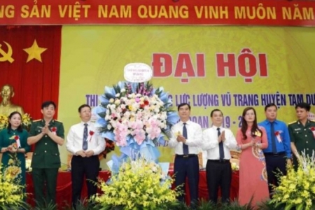 Huyện Tam Dương (Vĩnh Phúc) tổ chức Đại hội Thi đua quyết thắng lực lượng vũ trang huyện giai đoạn 2019-2024