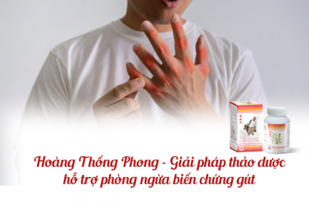 Hoàng Thống Phong - Giải pháp thảo dược hỗ trợ phòng ngừa biến chứng gút an toàn, hiệu quả