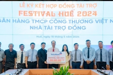 03 nhà “Tài trợ đồng” của Festival Huế 2024