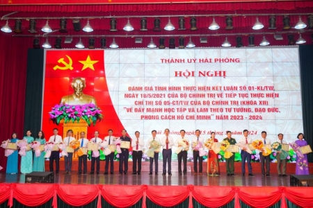 Hải Phòng tổ chức Hội nghị đánh giá việc thực hiện Kết luận số 01-KL/TW của Bộ Chính trị