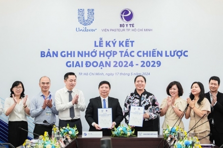 Unilever Việt Nam và Viện Pasteur TP. HCM tiếp tục ký kết hợp tác giai đoạn 2024-2029