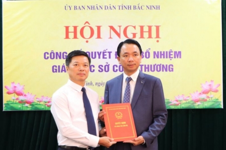 Bổ nhiệm Giám đốc sở Công Thương Bắc Ninh