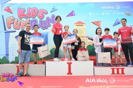 AIA Việt Nam mang đến sân chơi bổ ích cho các em nhỏ thông qua chuỗi sự kiện "Kids Fun Run"