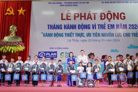 Quảng Bình phát động Tháng Hành động vì trẻ em năm 2024