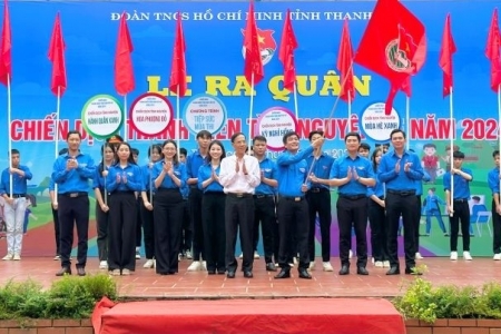 Thanh Hóa ra quân Chiến dịch thanh niên tình nguyện hè 2024