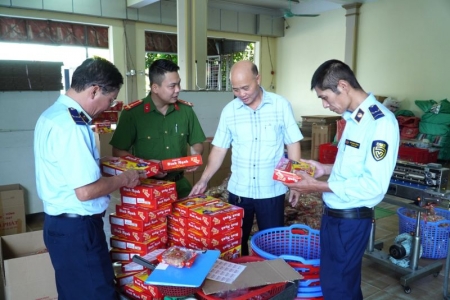 Lực lượng Quản lý thị trường Thái Bình kiểm tra, xử lý nhiều vụ vi phạm