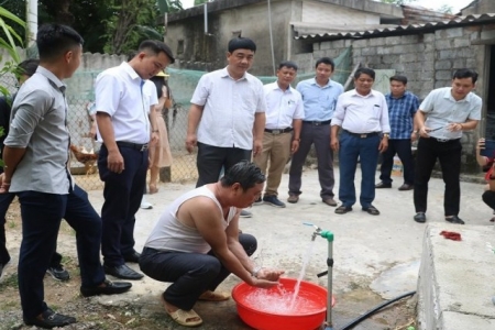 Gần 82.000 hộ dân nông thôn tại Hà Tĩnh được sử dụng nước sạch