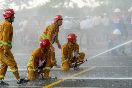 Bà Rịa – Vũng Tàu: Thiết thực hội thi nghiệp vụ phòng cháy, chữa cháy