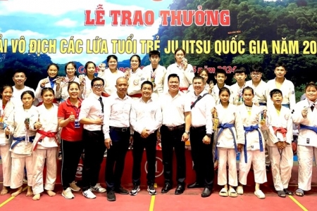 Jujitsu Thanh Hóa giành 45 huy chương Giải vô địch Jujitsu các lứa tuổi trẻ quốc gia năm 2024