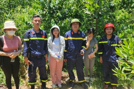 Ba nữ sinh viên Đại học Ngoại ngữ đi lạc tại núi Hòn Vượn