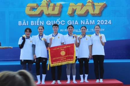 Giải vô địch cầu mây bãi  biển quốc gia năm 2024, Hà Nội giành trọn 7 giải