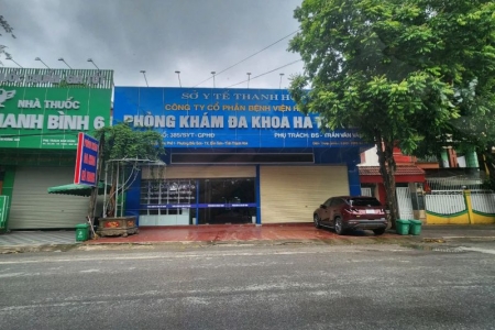 Phòng khám Đa khoa Hà Thanh bị đình chỉ do hoạt động không phép