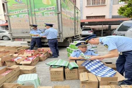 Hà Giang tạm giữ 16.202 sản phẩm hàng hóa tiêu dùng giả mạo nhãn hiệu