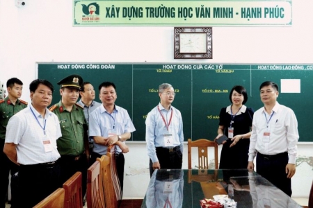 Thái Bình: Kiểm tra công tác tổ chức kỳ thi tốt nghiệp THPT năm 2024