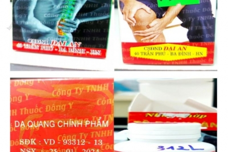 Sở Y tế cảnh báo thuốc giả Viên hoàn cứng Nhức khớp TÊ BẠI HOÀN