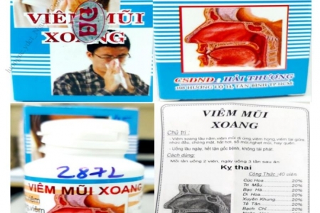 Không buôn bán và sử dụng thuốc giả VIÊM MŨI XOANG