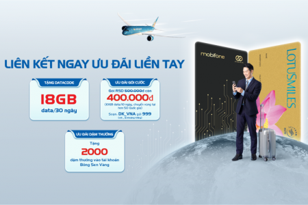 MobiFone và Vietnam Airlines triển khai khuyến mại “Liên kết ngay, ưu đãi liền tay”