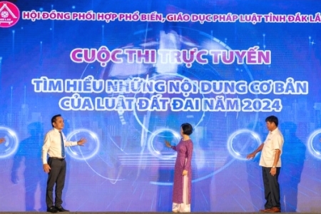 Đắk Lắk: Phát động cuộc thi “Tìm hiểu nội dung cơ bản của Luật Đất đai”