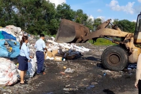 Tây Ninh: Tiêu hủy hơn 500 đơn vị mỹ phẩm không rõ nguồn gốc