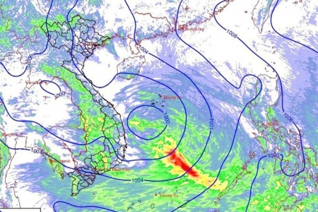 Ngày mai, áp thấp nhiệt đới có thể gây mưa ở Bắc Bộ và Trung Bộ