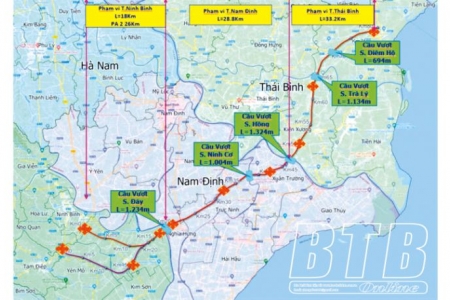 Chuẩn bị đầu tư đường cao tốc Ninh Bình - Hải Phòng qua địa phận TP. Hải Phòng