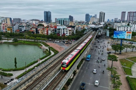 Cuối tháng 7 dự kiến vận hành đường sắt trên cao Nhổn - Ga Hà Nội