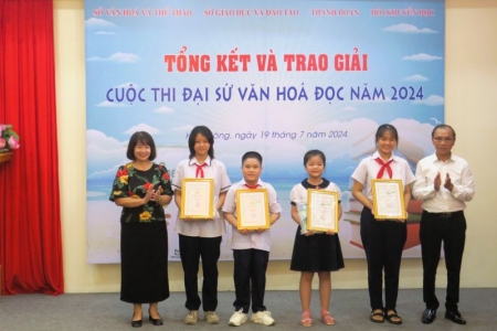 Tổng kết và trao giải Cuộc thi Đại sứ Văn hóa đọc năm 2024