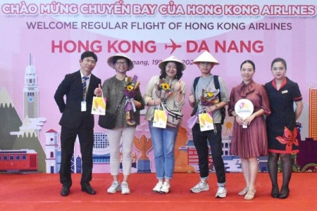 Đà Nẵng chào đón chuyến bay đầu tiên của Hong Kong Airlines