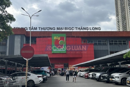 Hà Nội: Trung tâm Thương mại Big C Thăng Long bày bán nhiều hàng hoá không rõ nguồn gốc xuất xứ, thiếu tem nhãn phụ Tiếng Việt