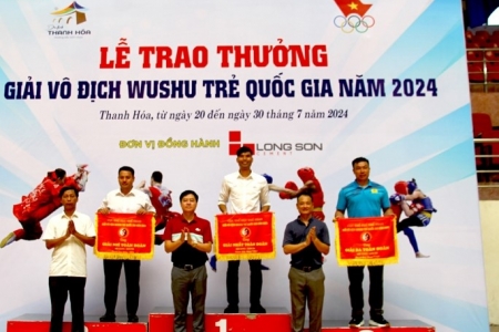 Thanh Hoá giành vị trí cao tại Giải vô địch Wushu trẻ quốc gia năm 2024