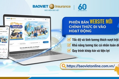 Bảo hiểm Bảo Việt chính thức hoạt động giao diện website mới