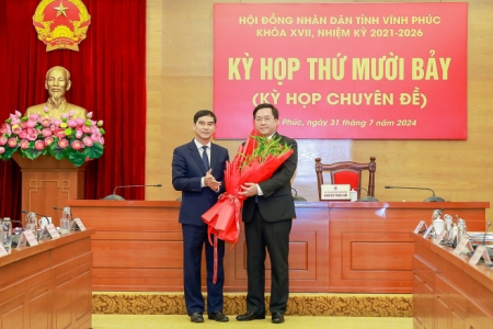 Vĩnh Phúc có tân chủ tịch UBND tỉnh