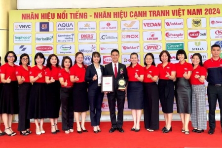 Dai-ichi Life Việt Nam được vinh danh “Top 10 Nhãn hiệu nổi tiếng Việt Nam 2024” lần thứ 5