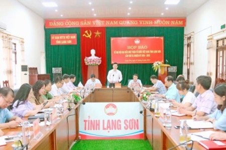 Họp báo thông tin về Đại hội đại biểu MTTQ Việt Nam tỉnh Lạng Sơn lần thứ XV, nhiệm kỳ 2024 – 2029