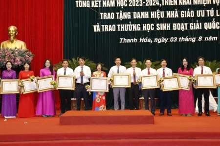 Sở Giáo dục và Đào tạo Thanh Hoá tổ chức hội nghị tổng kết năm học 2023-2024