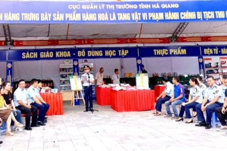 Khai trương gian hàng trưng bày, nhận diện hàng thật – hàng giả