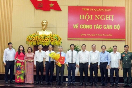 Quảng Nam có tân Phó Bí thư Thường trực Tỉnh ủy