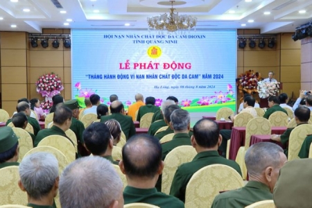 Quảng Ninh: Gần 700 triệu đồng ủng hộ nạn nhân chất độc da cam năm 2024