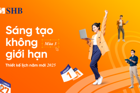 Cùng SHB “Sáng tạo không giới hạn” thiết kế ấn phẩm xuân Ất Tỵ, cơ hội nhận giải thưởng giá trị đến 700 triệu đồng