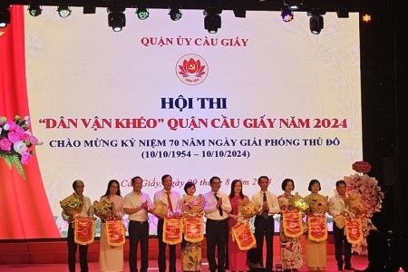 Hội thi “Dân vận khéo” quận Cầu Giấy năm 2024