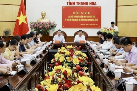 Đoàn công tác của Hội đồng quản trị Ngân hàng Chính sách xã hội Việt Nam làm việc tại Thanh Hóa