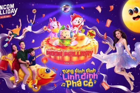 Vincom khởi động lễ hội Trung thu 2024 “Moon Malliday – Tùng dinh dinh, linh đình phá cỗ’