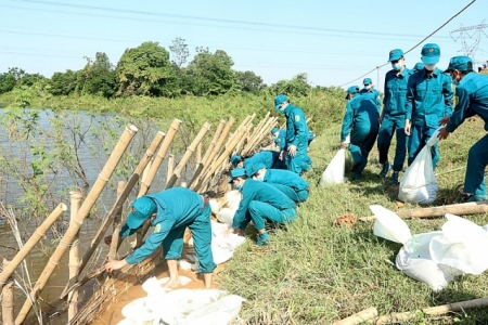 Đồng Tháp đảm bảo an toàn hệ thống đê điều, ứng phó với mưa lũ