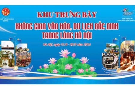 Trưng bày không gian Bắc Ninh trong lòng Hà Nội tại Làng Văn hóa - Du lịch các dân tộc Việt Nam